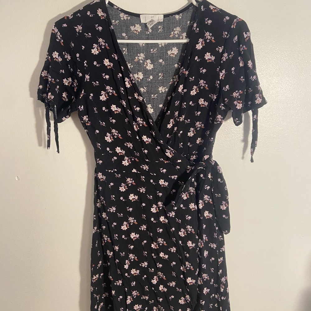 Floral Wrap Dress